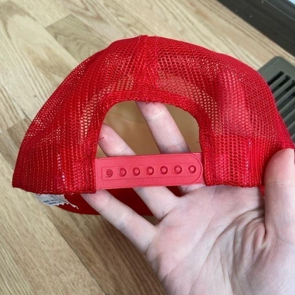 Vintage Troy-Bilt Trucker Hat Snap Back Men’s Red - Picture 4 of 7